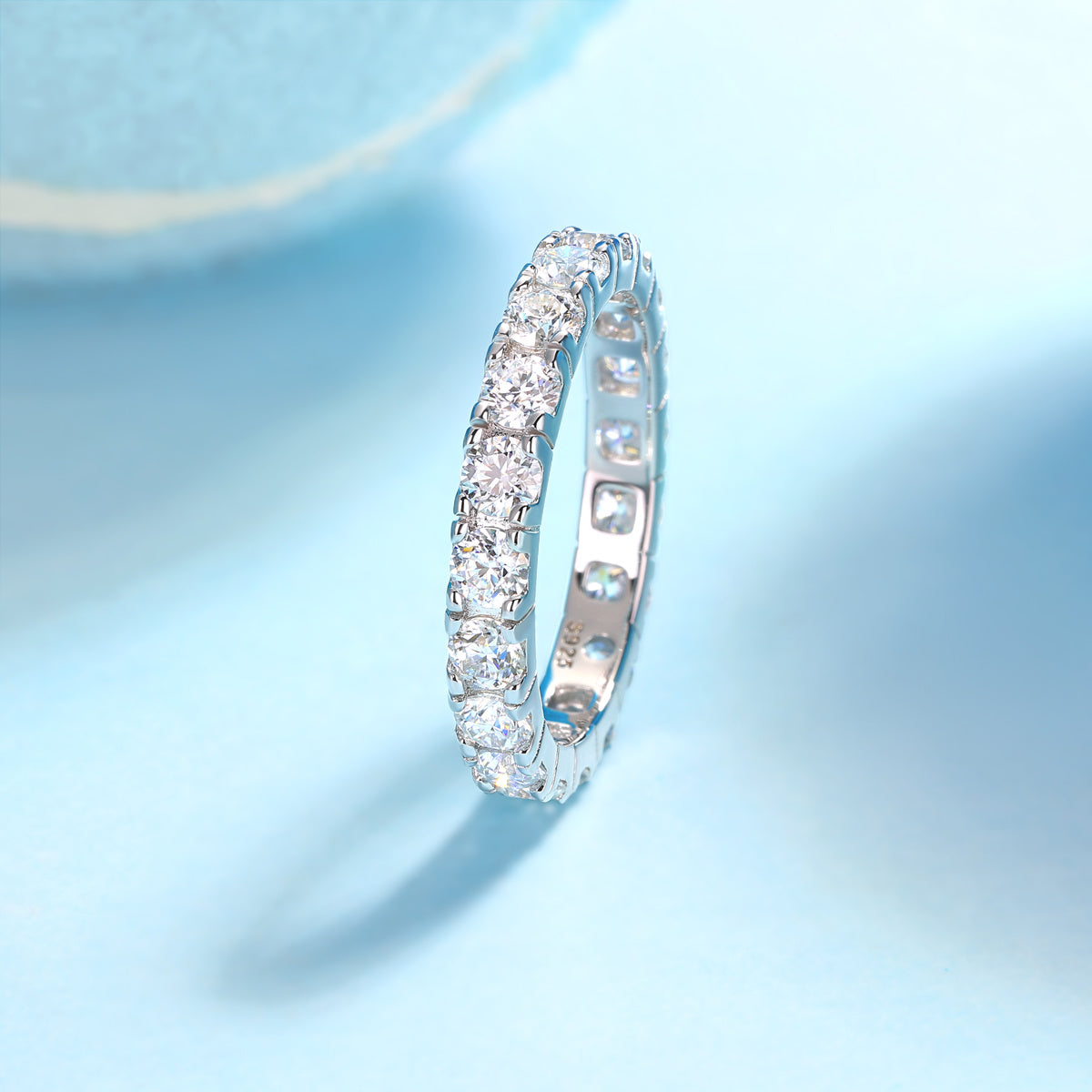 Starry Sky Diamond Luxury Silver Ring